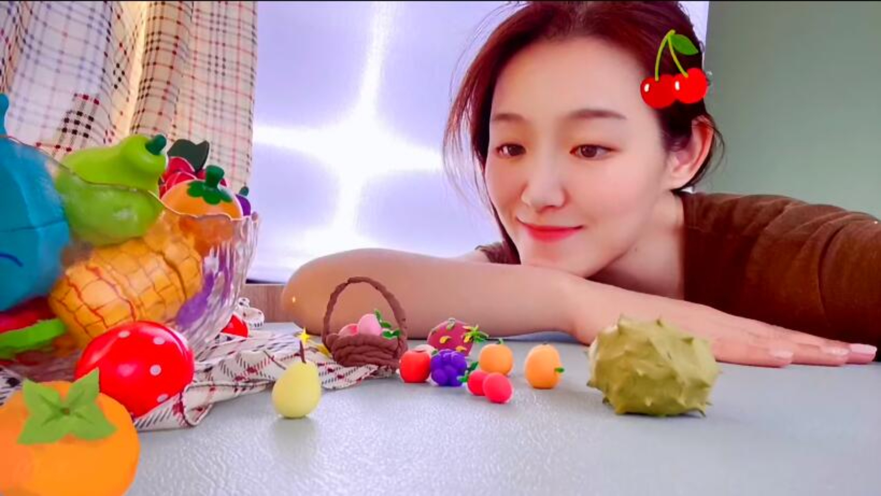 《丸子星球》豆芽姐姐黏土手工diy 今天请叫我水果女王噢!